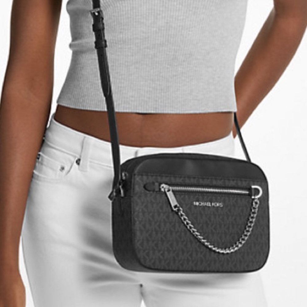 NWT Jet Set Large Logo Crossbody Bag